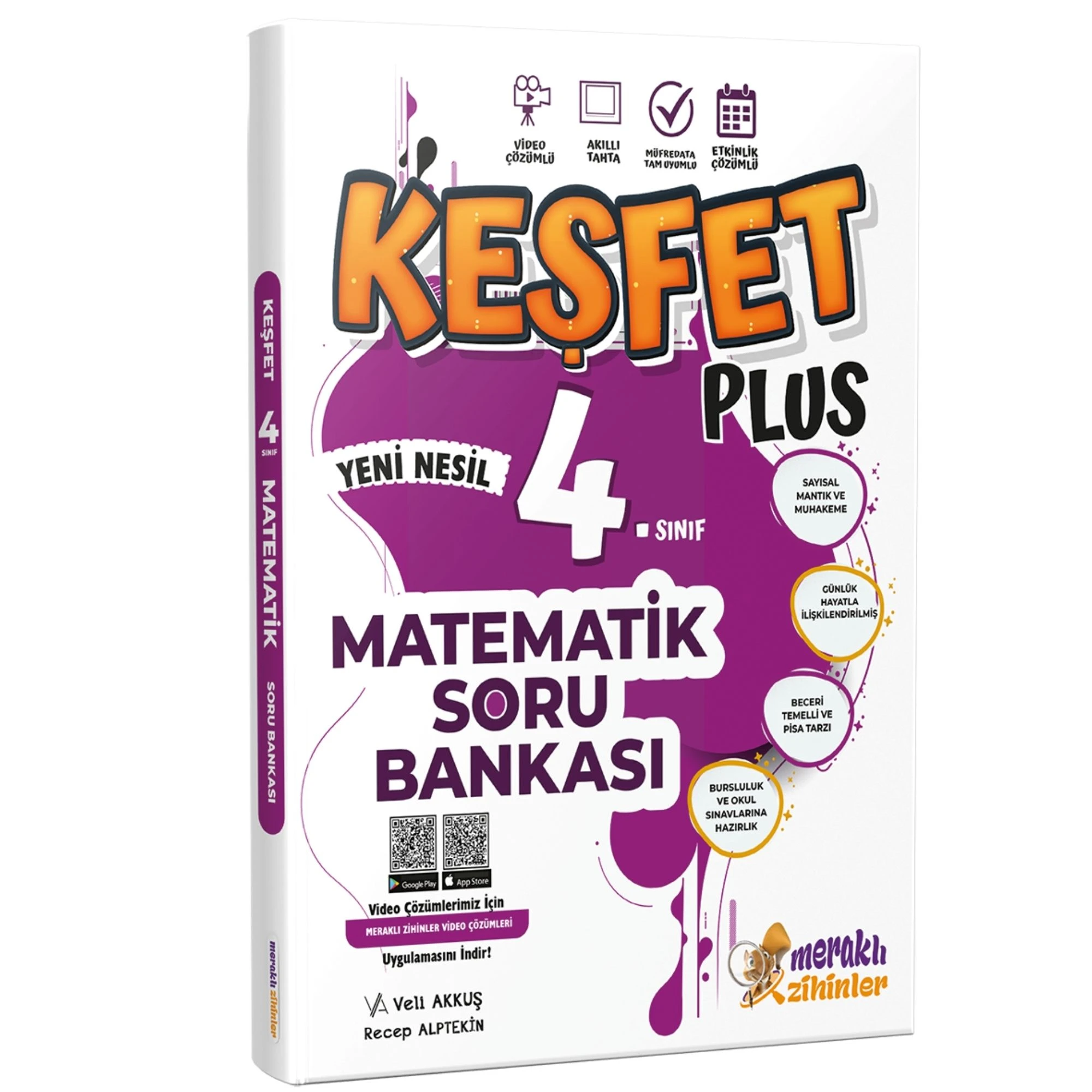 4.SINIF KEŞFET PLUS MATEMATİK SORU BANKASI - Meraklı Zihinler